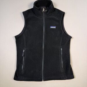 Patagonia Classic Synchilla Vest Men’s Large Black Fleece Full Zip